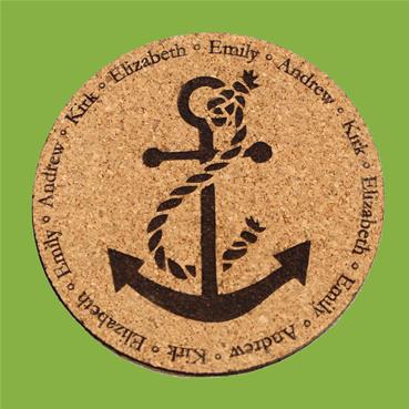 Personalized Nautical Coasters